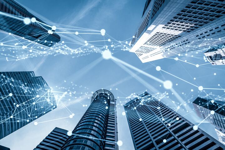 city, smart, technology, iot, network, internet, communication, wireless, digital, concept, building, connect, abstract, business, cloud, cityscape, future, background, grid, internet network, things, data, connection, futuristic, wifi, internet of things, 5G, artificial intelligence, smartphone, new normal, link, tech, big, industry, city network, infrastructure, visual, smart city, mesh, computer, speed, traffic, fintech, global, system, hologram, service, networking technology, digital city