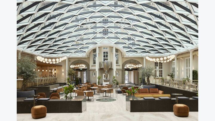 Die Lobby des Hotels