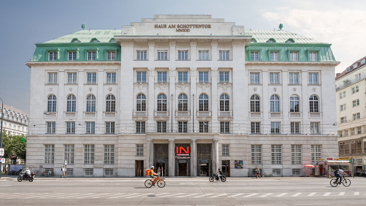 © Robert Tober Haus am Schottentor Außenansicht.