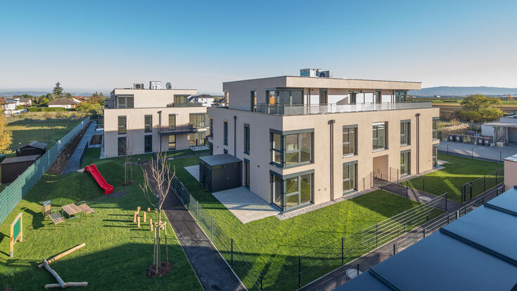 © Peter Leskovar/Wien-Süd Wohnhausanlage "Viertel hoch Zwei" in Theresienfeld, Niederösterreich