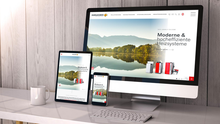 © Hargassner Homepage release, Desktop, Tablet und Smartphone
