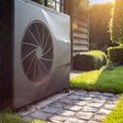 heat pump, inverter, energy, outdoor, house, garden, wall, air conditioning, air heat pump, full inverter, heating, sun, pool house, air, hot, temperature, heater, close-up, summer, fan, device, cooling, lens flare, wood, ac, outside, cooler, view, cool, home, unit, power, climate, heat, landscape, nature, electrical, sunny, electric, system, background, pump, conditioning