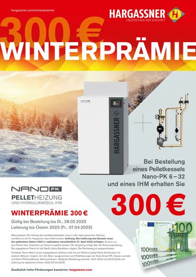 © Hargassner Winterprämie flyer
