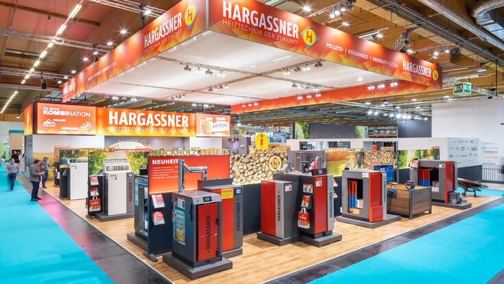 © Hargassner Hargassner-Messestand-Energiesparmesse-Wels---400qm-Heiztechnik-Know-how