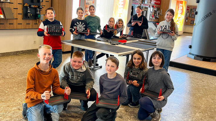 © Hargassner MINT Klasse der TNMS Altheim in der Hargassner Energy