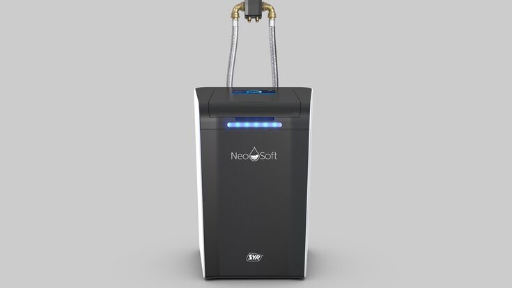 © Hans Sasserath GmbH & Co. KG Die neue Weichwasseranlage NeoSoft Connect im Portfolio von SYR sorgt zuverlässig für extra weiches Wasser.