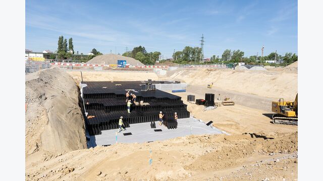 ACO überzeugte mit seiner Gesamtlösung ACO water cycle System für eine neue Serverfarm in der Nähe von Wien.