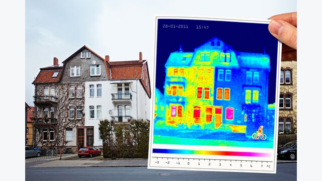 Energie, Gebäude, Haus, Thermografie, Wärmebild, Energieausweis, Winter, heizen, Abbildung, thermal, Kälte, Wärme, Infrarot, Strahlung, Temperatur, Oberfläche, Energieverschwendung, Wärmeverlust, Heizkosten, Wärmedämmung, isolieren, Wärmeisolierung, Wärmestrahlung, Energieberatung, Kamera, Infrarotkamera, Mietshaus, Miete, Nebenkosten, Sanierung, sanieren, Fassade, Fenster, Energieberater, Wärmeabgabe, Ökologie, Klimawandel, Klimaschutz, Oberflächentemperatur, Diagnose, Architektur, messen, Thermometer, Thermographie, Energiepass, Kosten, Einsparung, Sanierungsbedarf, Mehrfamilienhaus, städtisch