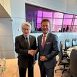 Stefan Gubi, Geschäftsführer Windhager und Thierry Breton, EU-Kommissar für den Binnenmarkt
