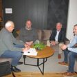 Gespräch mit neuem Vorstand (v. l.) Ulrich Baron, Thomas Muggenhumer, Harald Wagner, Alexander Hauer