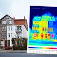 Energie, Gebäude, Haus, Thermografie, Wärmebild, Energieausweis, Winter, heizen, Abbildung, thermal, Kälte, Wärme, Infrarot, Strahlung, Temperatur, Oberfläche, Energieverschwendung, Wärmeverlust, Heizkosten, Wärmedämmung, isolieren, Wärmeisolierung, Wärmestrahlung, Energieberatung, Kamera, Infrarotkamera, Mietshaus, Miete, Nebenkosten, Sanierung, sanieren, Fassade, Fenster, Energieberater, Wärmeabgabe, Ökologie, Klimawandel, Klimaschutz, Oberflächentemperatur, Diagnose, Architektur, messen, Thermometer, Thermographie, Energiepass, Kosten, Einsparung, Sanierungsbedarf, Mehrfamilienhaus, städtisch