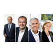 Christian Rakos, Geschäftsführer proPellets Austria, Roger Hackstock, Geschäftsführer von Austria Solar, Richard Freimüller, Verbandspräsident Wärmepumpe Austria und Martina Prechtl-Grundnig, Geschäftsführerin Erneuerbare Energie Österreich (v.l.n.r.)