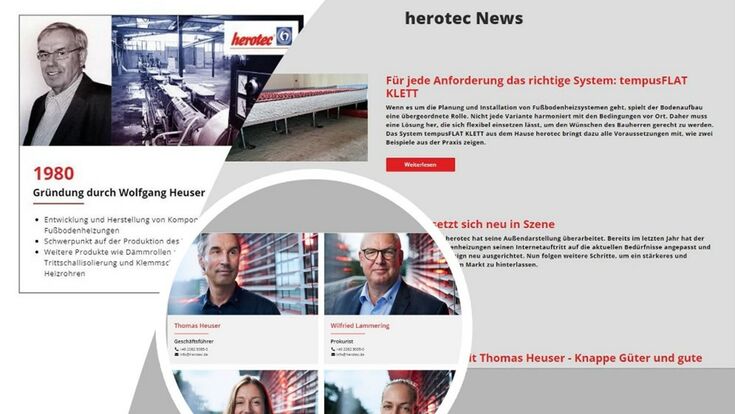 © herotec GmbH Flächenheizung