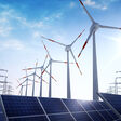hochspannungsleitung solaranlage windrad windpark solarenergie ökostrom solaranlage strommast hochspanung stromleitung stromtrasse sonnenuntergang windenergie windkraft windrad wind energiewende öko solar licht solarpanel photovoltaik solarmodul lichtstrahlen sonnenenergie sonne strom erzeugung umwelt nachhaltigkeit solarstrom umweltschutz emission erneuerbar solarzellen nutzen sauber sauberkeit himmel qualität banner wüste park politik wolken