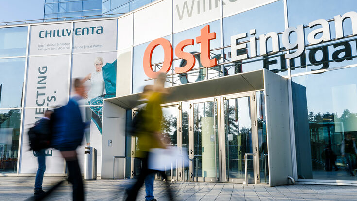 © NürnbergMesse / Heiko Stahl Eingang Ost im Messezentrum Nürnberg.
