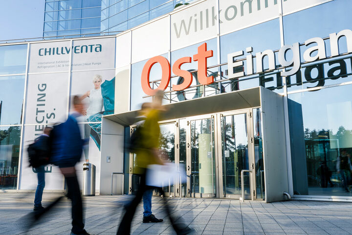 Eingang Ost im Messezentrum Nürnberg.