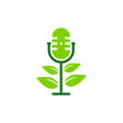 green nature natural eco leaf tree herbal plant growth organic healthy farm garden environment music podcast media sound audio studio digital radio microphone broadcasting entertainment record multimedia voice production icon logo sign musical mic broadcast label wave speaker play equalizer equipment instrument signal talk