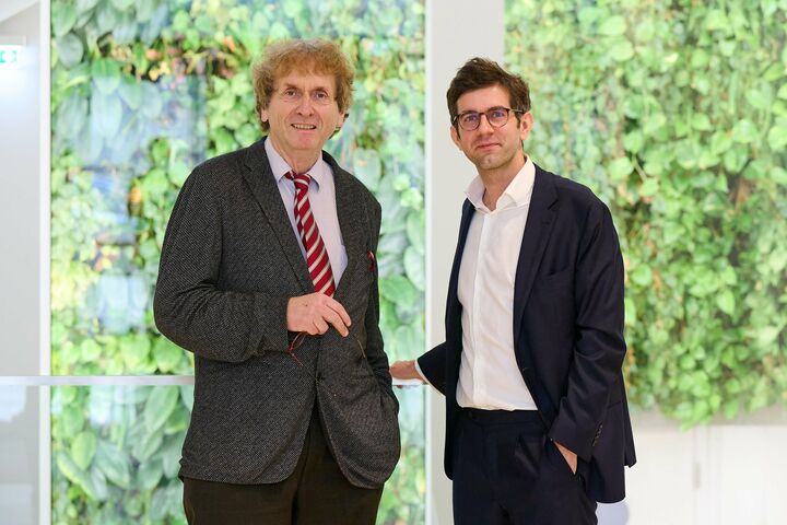 Michael Braungart und Christoph Löffler, beide EPEA part of Drees & Sommer in Österreich (v.l.n.r.)