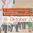 4. österreichischer Energieeffizienkongres