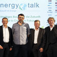 Johannes Huber-Grabenwarter, Ödorfer, Christian Kircher, smartvoll Architekten ZT KG, Robert Pichler, TBH Ingenieur GmbH und Michael Braungart, Braungart EPEA am Herbst-energytalk (v.l.n.r.)