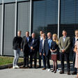 Eine finnische Delegation der Purmo Group sah sich vor Ort in Pinkafeld um: Werner Stutterecker und Gernot Hanreich, FH Burgenland, Barry Lynch, Christian Heschl, FH Burgenland, Georg Schabereiter, Andreas Zottler, PG Austria, Lesia Gibbons, René Fink, John Peter Leesi und Linda Currie (v.l.n.r.)