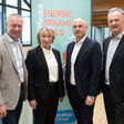 Bundesinnungsmeister Manfred Denk, VÖK-Geschäftsführerin Elisabeth Berger, Holter-Aufsichtsratsmiglied Michael Holter und Robert Schneider, Geschäftsführer Messe Wels (v.l.n.r.)