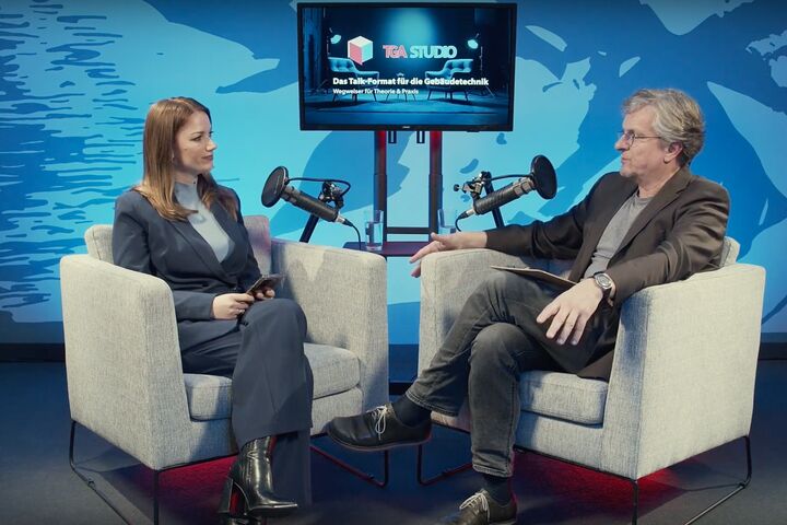 Ivana Dinkic von Sonepar war bei Klaus Paukovits zu Besuch im TGA Studio.
