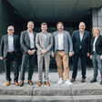 Guido Höck, Justiziar Kemper, Michael Rehse. Geschäftsführer Guss- und Gebäudetechnik Kemper, Michael Jüdiges, Geschäftsführer DBT/wibutler, Christian Küster, Geschäftsführer Zentrale Dienste und Sprecher der Geschäftsführung Kemper, Achim Maiworm, Gesamtvertriebsleiter Kemper und Tessa Bertram, Beiratsvorsitzende (v.l.n.r.)