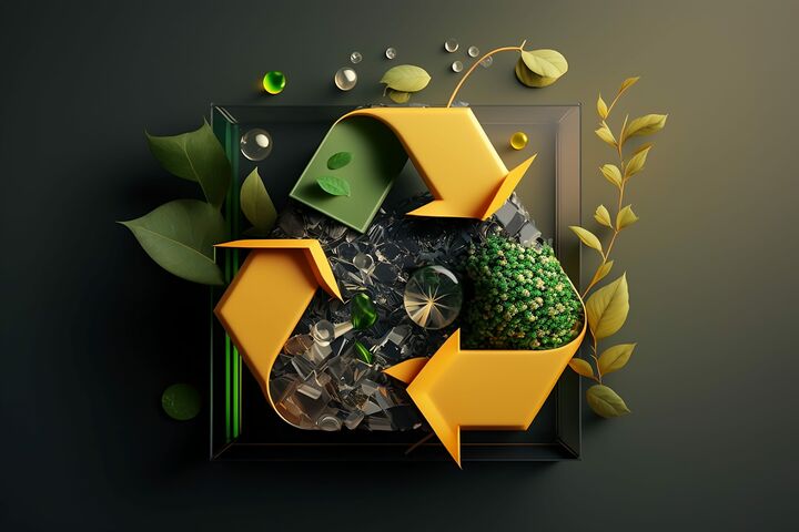 vector, illustration, design, star, symbol, icon, decoration, paper, hand, 3d, color, art, arrow, origami, shape, recycling, circular, circular economy, growth, sustainable, sustainability, nature, natural, leaves, environment, environmental, plants, life, living