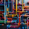 pipe, colorful, network, top, view, abstract, background, concept, presentation, banner, pipes, water, system, tube, industrial, metal, engineering, pipeline, construction, power, gas, pressure, energy, hot, heat, plumbing, pump, steel, house, boiler, valve, supply, connection, wall, red, blue, warm, factory, heater, line, joint, furnace, fuel, oil, indicator, plant, chemical, temperature, graphic