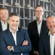 Das neue Management-Team von Wienerberger und Pipelife in Österreich: Johann Marchner, Country Managing Director, Markus Blumauer, Frank Schneider, Country Commercial Director, und Stefan Steinlechner (v.l.n.r.)