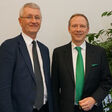 ÖVGW-Vizepräsident sowie Sprecher des Wasserfaches Nikolaus Sauer (links) und ÖVGW-Präsident sowie Sprecher des Gasfaches Stefan Wagenhofer (rechts)