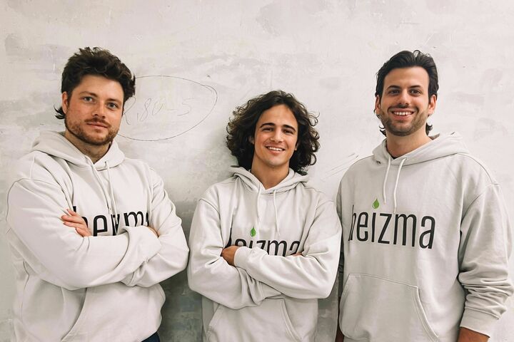 Die Heizma-Gründer: Valentin Perkonigg, Michael Kowatschew und Alexander Valtingojer (v.l.n.r.)