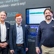 Freuen sich auf die Zusammenarbeit: Dr. Michael Rehse, Geschäftsführer Guss- und Gebäudetechnik Kemper, Jakob Bysewski. Geschäftsführer Embedded Data und Christian Küster, Geschäftsführer Zentrale Dienste und Sprecher der Geschäftsführung Kemper (v.l.n.r.)
