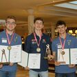 Die Gewinner des Bundeslehrlingswettbewerbs 2025: Julian Edinger, Christian Wieser und Michael Gruber (v.l.n.r.)
