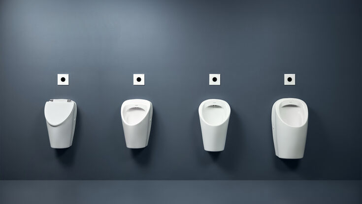 © Geberit Die neuen Geberit Renova Urinale