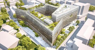 © Architektur Burtscher Durig – zoomvp.at Visualisierung Landes-Dienstleistungszentrum Salzburg