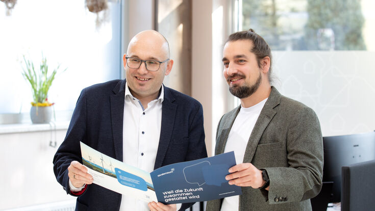 © Förderraum Florian Günther und Roman Hürner sind „Förderraum“: Der Fokus liegt auf Förderberatung für die Sanierung der Haustechnik in Gewerbeobjekten.