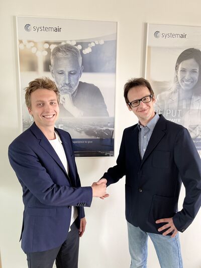 Daniel Schweiger und Stefan Schmalzbauer (v.li.)