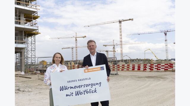 Michaela Deutsch, Geschäftsbereichsleiterin bei Wien Energie und Michael Strebl, Vorsitzender der Geschäftsführung von Wien Energie