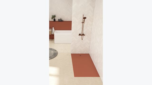 Kinesurf Nova mit vollständiger Einbettung in Terracotta matt.