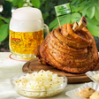 Schweizerhaus Bier Stelze Krautsalat