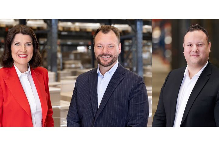 Der neue Vorstand der Frauenthal Handel Gruppe: CEO und CFO Erika Hochrieser, CSO Florian Bouchal und COO Robert Just (v.l.n.r.)