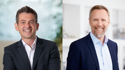 Martin Haas (rechts) wird die Leitung des Profi-Bereichs und Alexander Schmeikal (links) die Leitung des Großkundenbereichs bei der Frauenthal Handel Gruppe übernehmen.