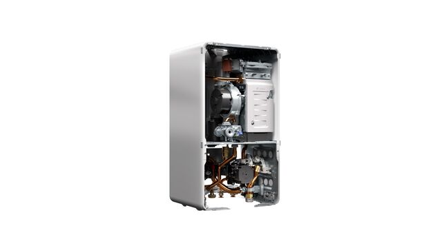 Die integrierte Hydraulik erleichtert die Einbindung in bestehende Heizsysteme und beschleunigt die Installation.