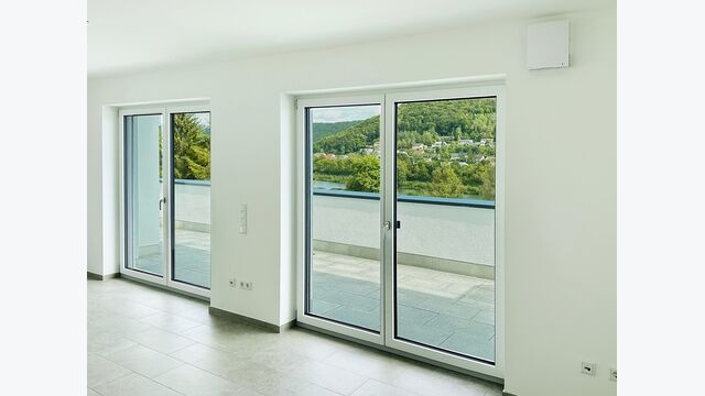Die Innenabdeckung der Blauberg-Lüftungsgeräte fügt sich ebenfalls unauffällig in den Wohnraum ein.