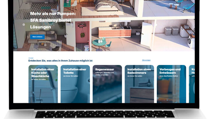 SFA Sanibroy präsentiert eine überarbeitete Website.