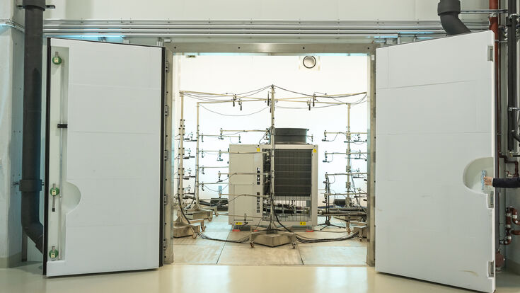 Neue Prüfstände ermöglichen realitätsnahe Wärmepumpen-Tests bis 100 kW Heizleistung am AIT.