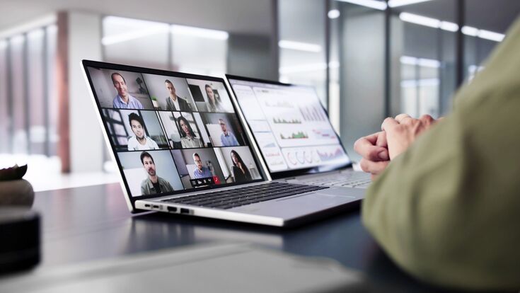 Online Video Conference Business Meeting Call Or Webinar