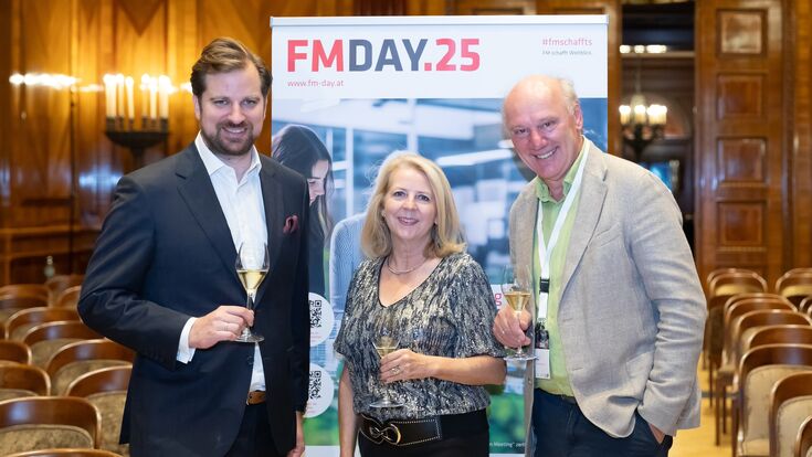 Mikis Waschl Doris Bele, beide FMA I IFMA Austria und Josef Zotter von Zotter Schokolade (v.l.n.r.)